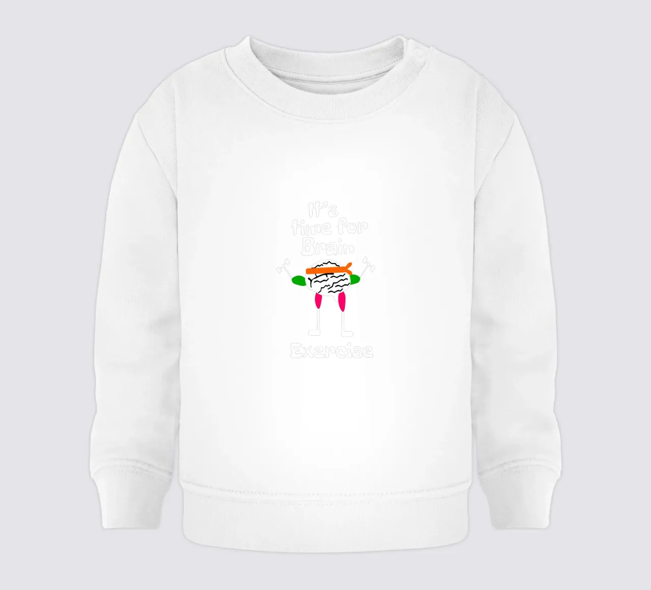 It's time for brain exercise sudadera de bebé de happieeagle