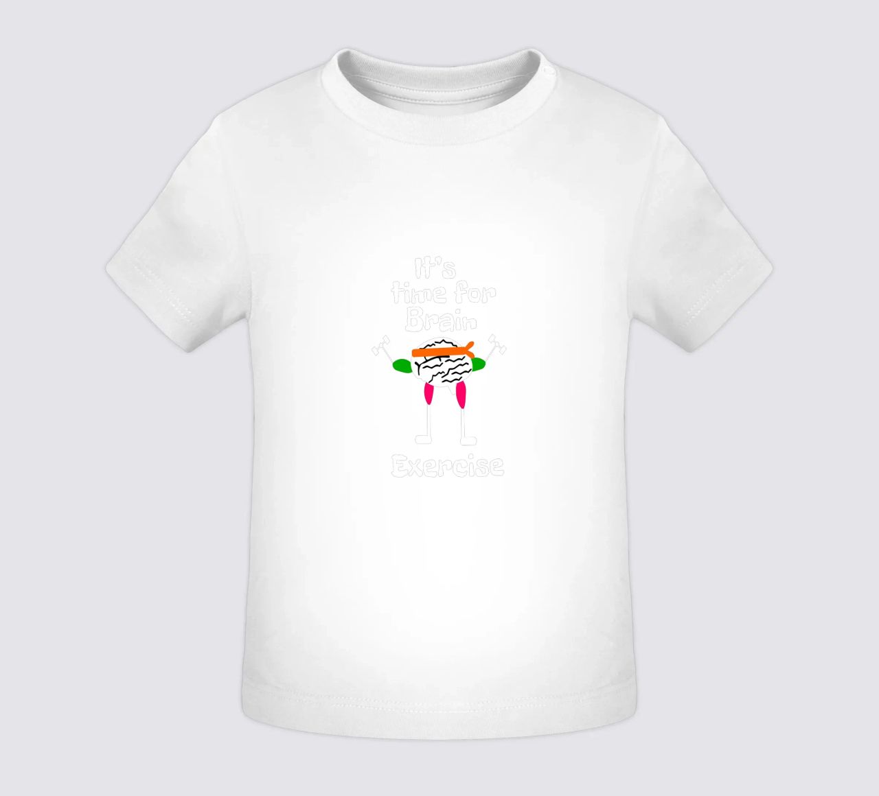 It's time for brain exercise maglietta neonato da happieeagle