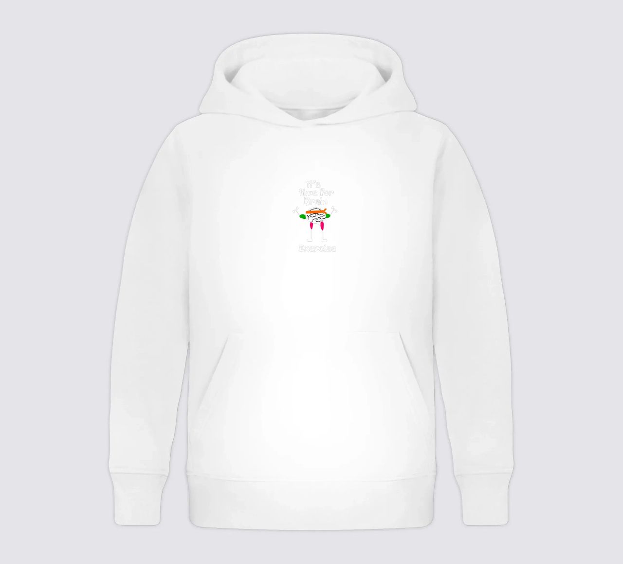 It's time for brain exercise felpa bambino con cappuccio da happieeagle