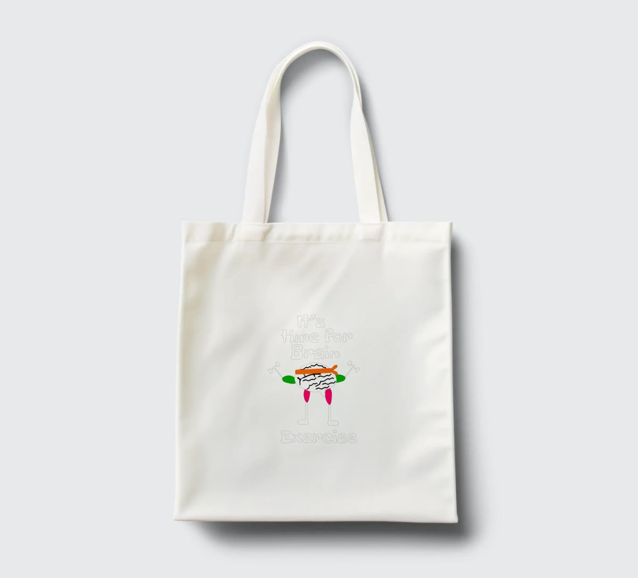 It's time for brain exercise borsa in juta da happieeagle