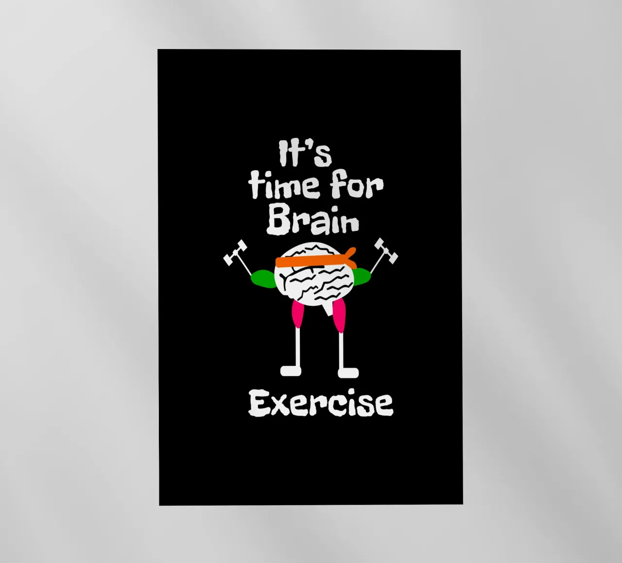 It's time for brain exercise lámina retroiluminada de happieeagle
