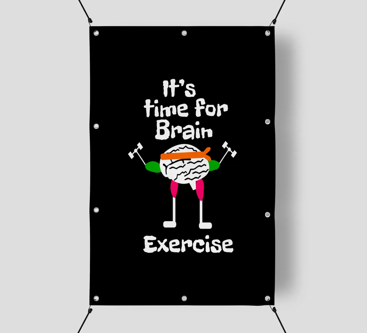 It's time for brain exercise telo in pvc da happieeagle