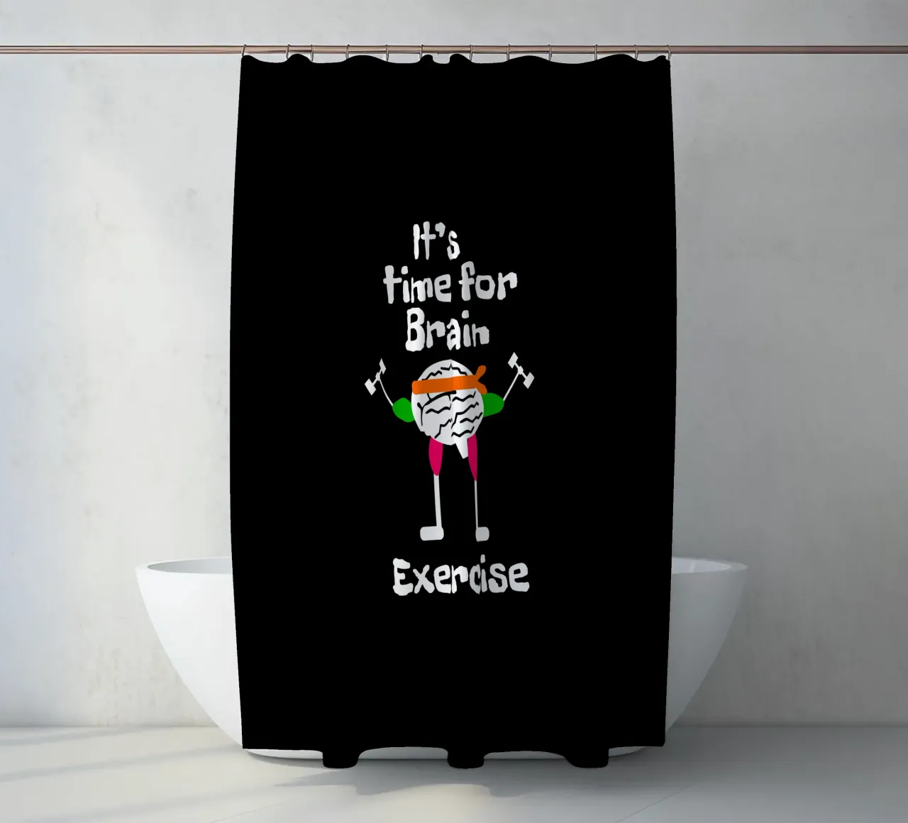 It's time for brain exercise tenda da doccia da happieeagle