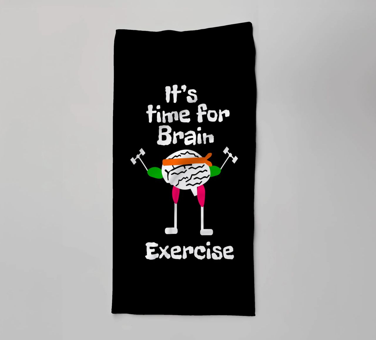 It's time for brain exercise asciugamano da bagno da happieeagle