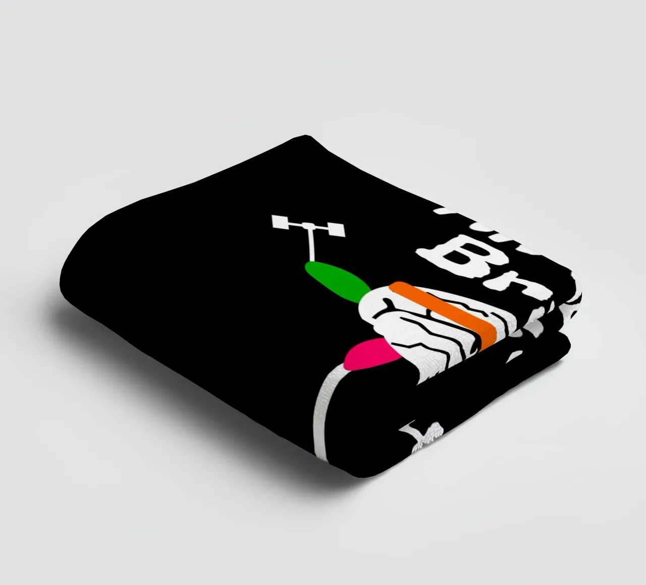 It's time for brain exercise towel by happieeagle