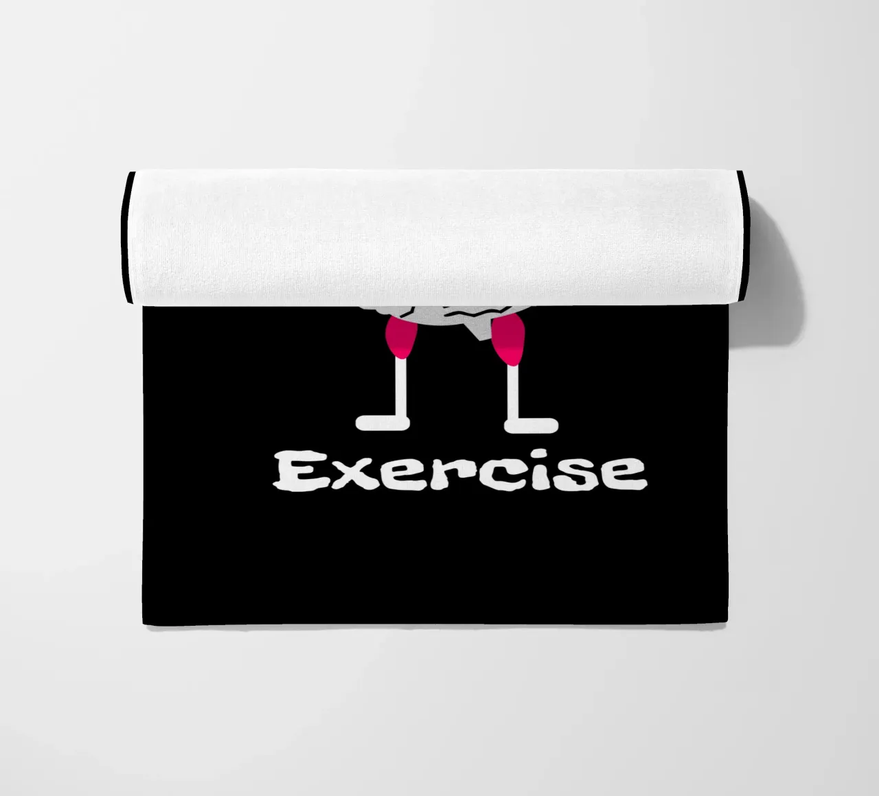 It's time for brain exercise serviette de plage de happieeagle