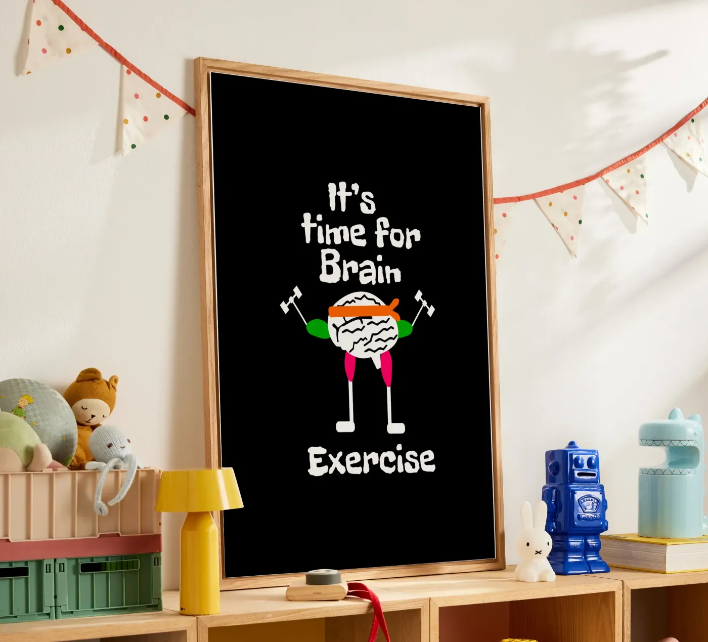 It's time for brain exercise Acryl-Glas von happieeagle