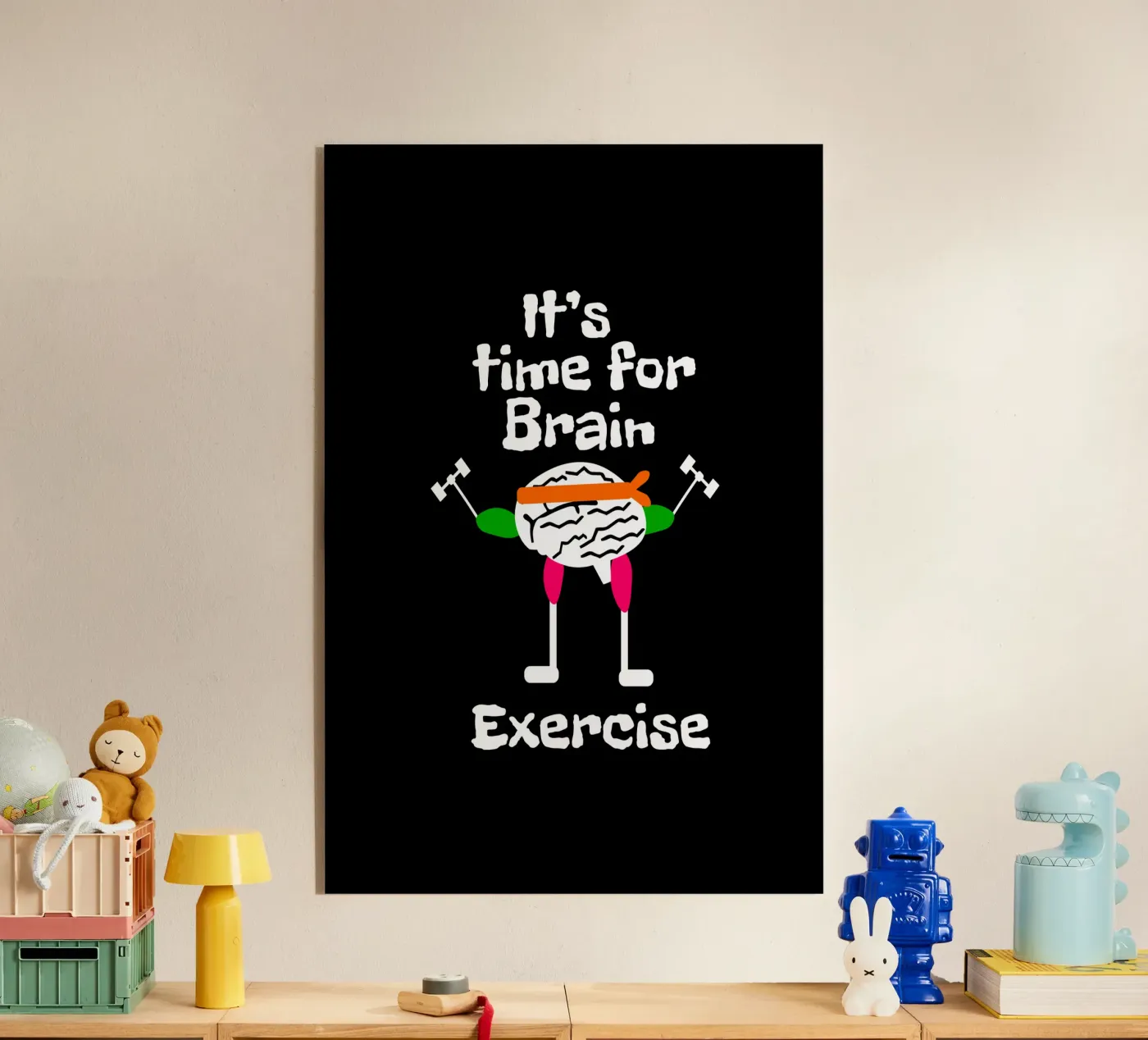 It's time for brain exercise acryl van happieeagle