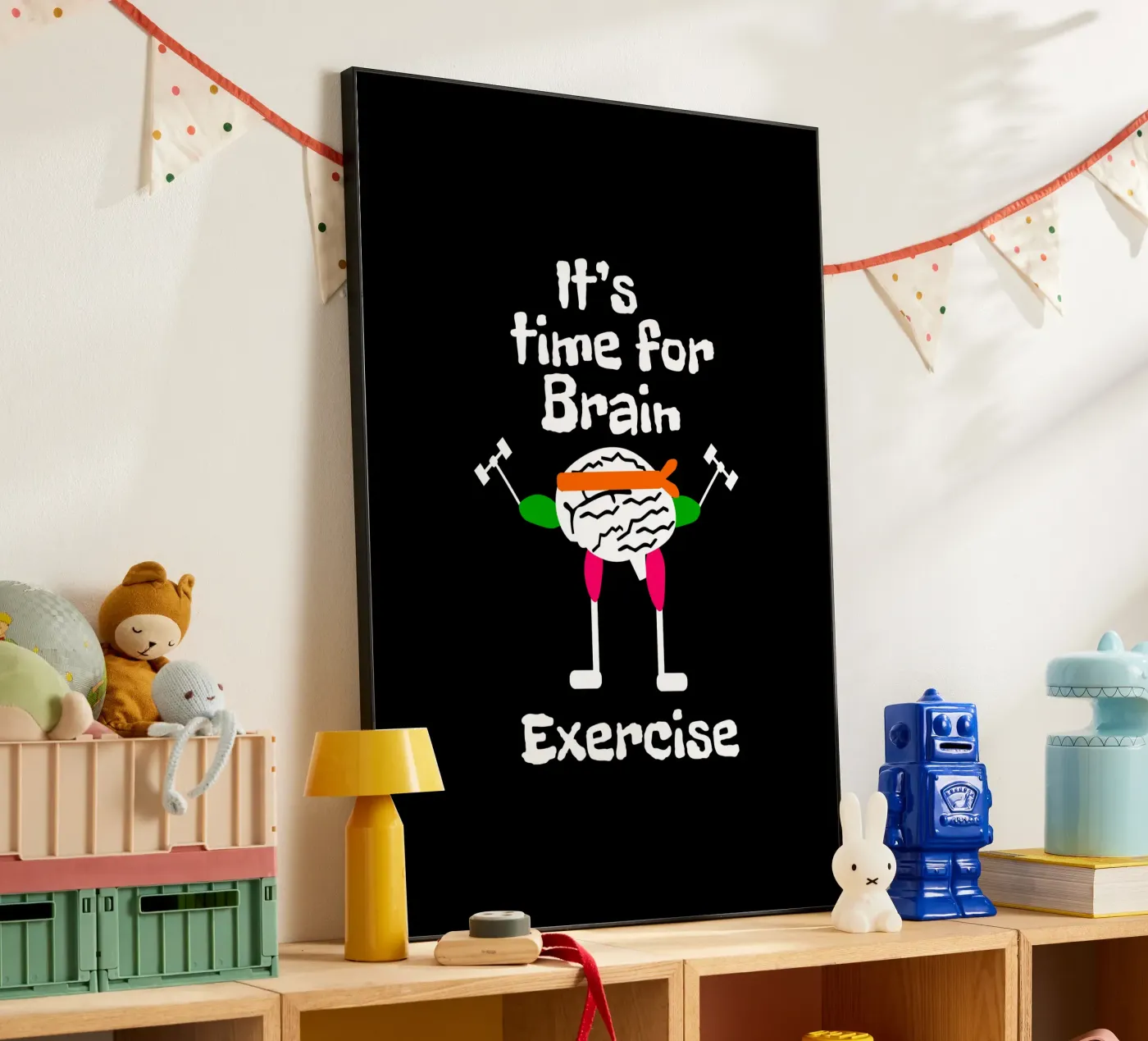 It's time for brain exercise alluminio dibond da happieeagle