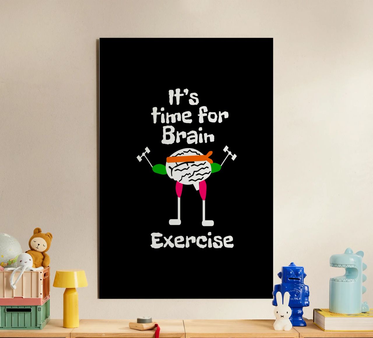 It's time for brain exercise alluminio dibond da happieeagle