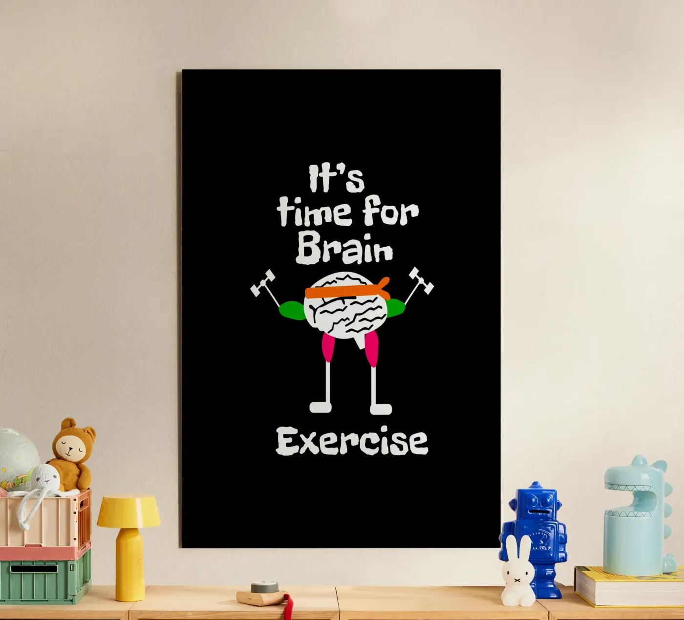 It's time for brain exercise alluminio dibond da happieeagle