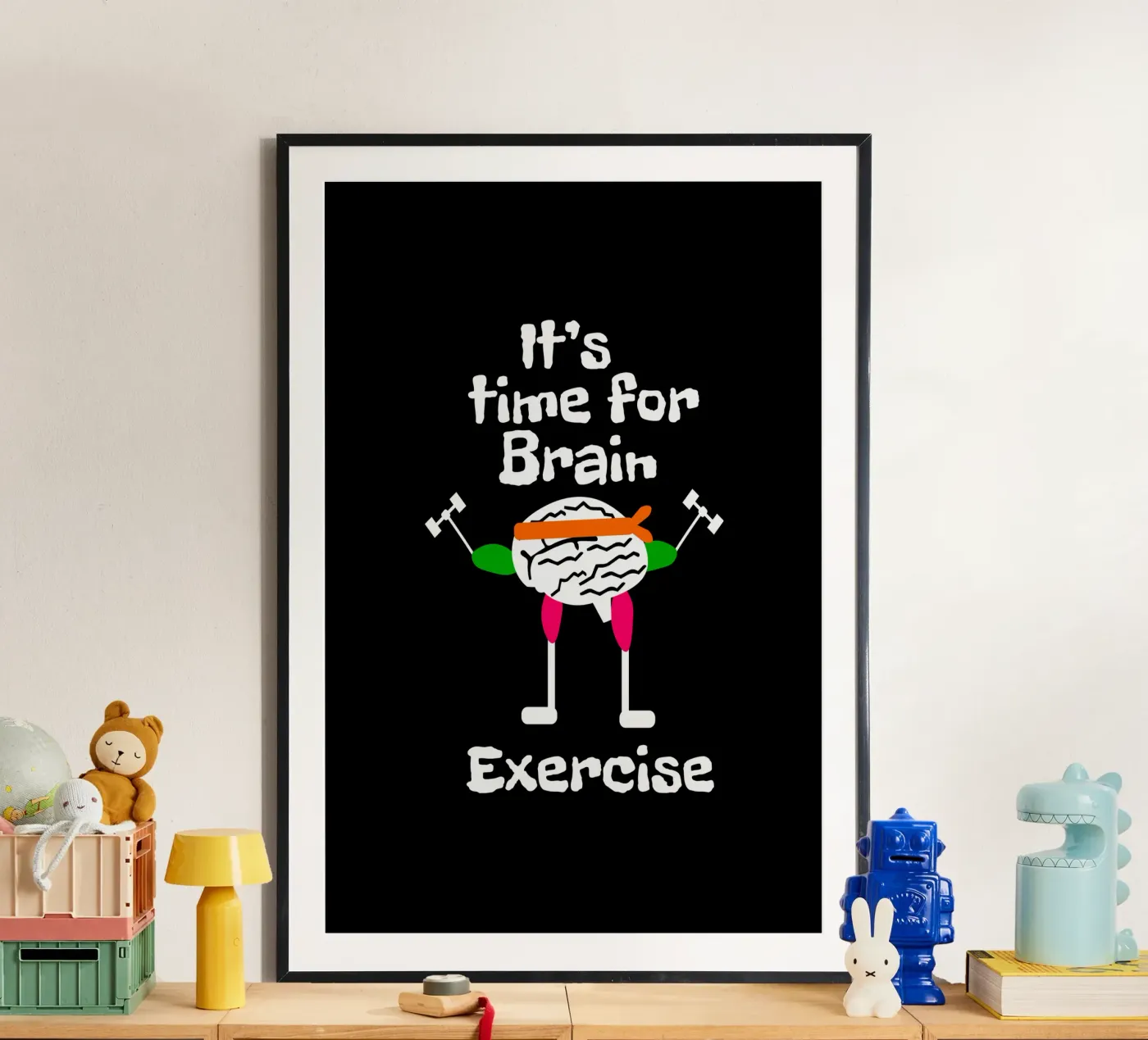 It's time for brain exercise poster da happieeagle