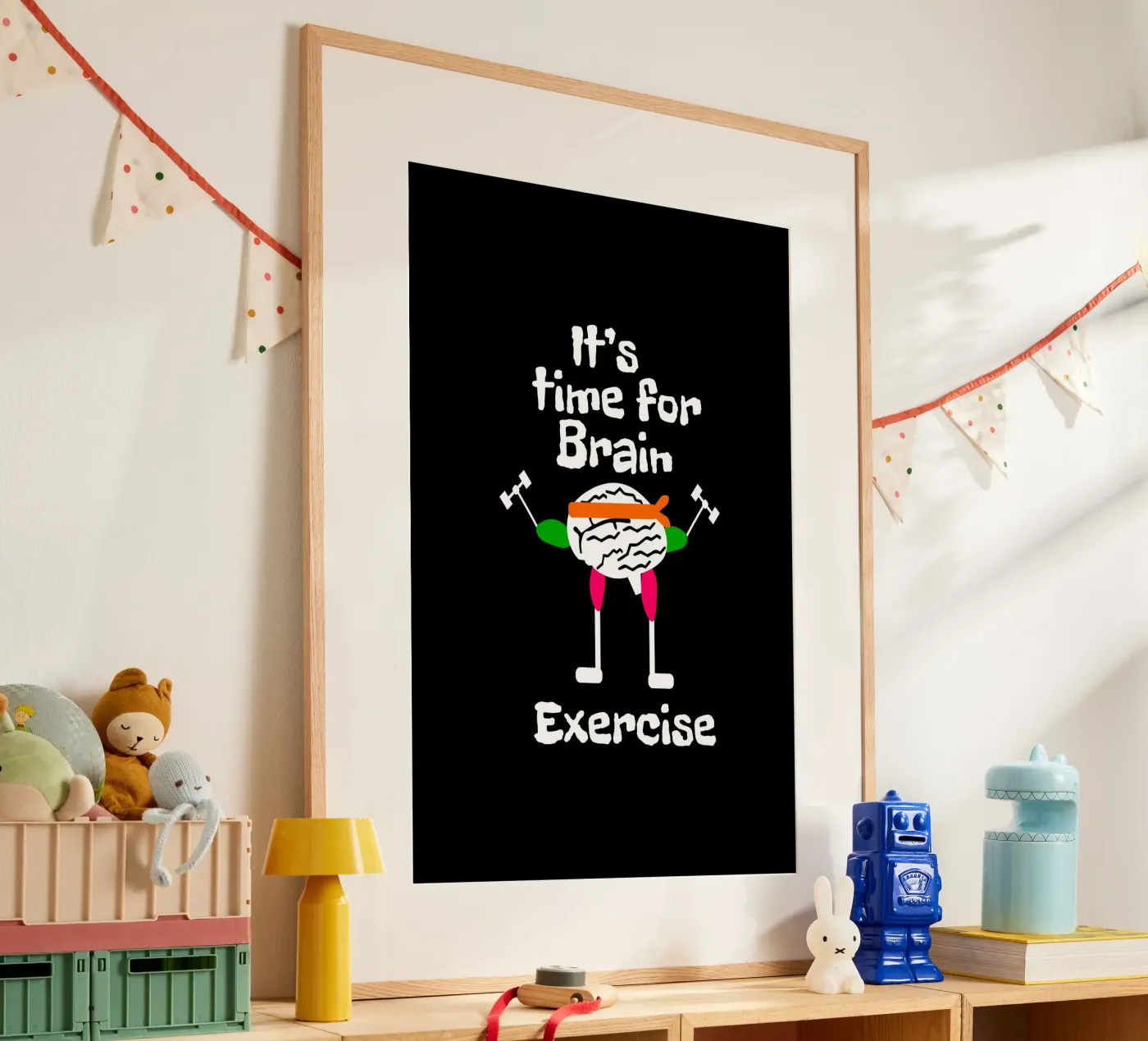 It's time for brain exercise poster da happieeagle