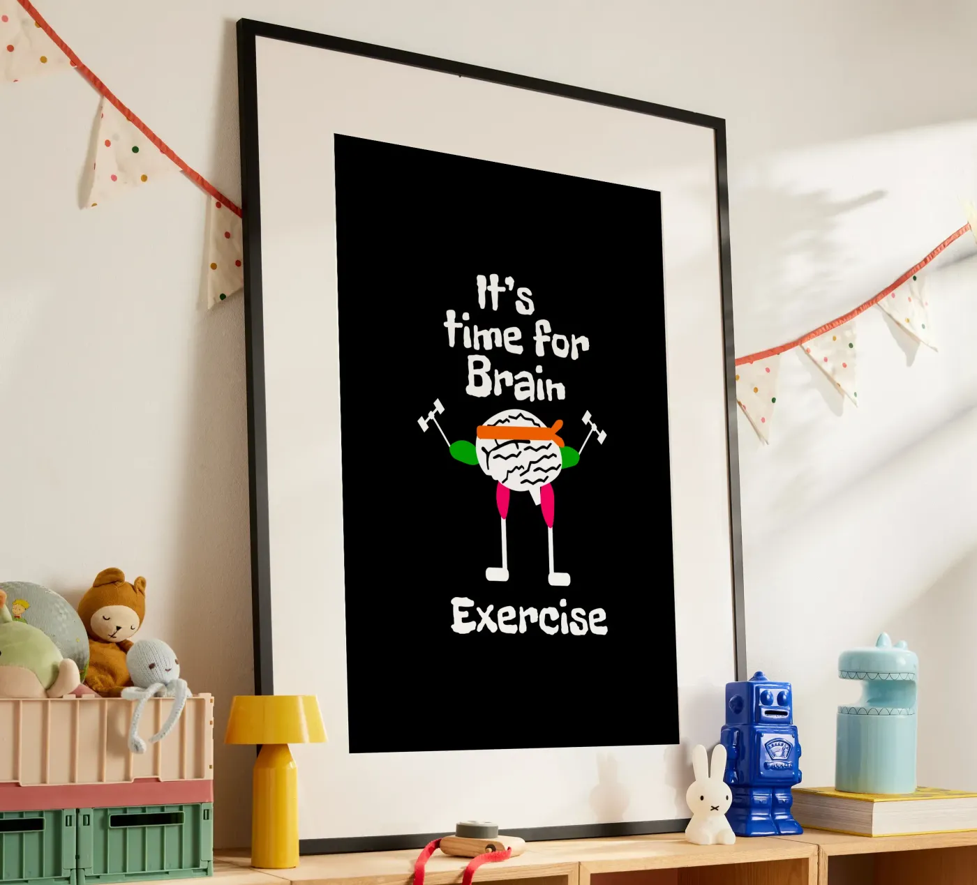 It's time for brain exercise poster da happieeagle