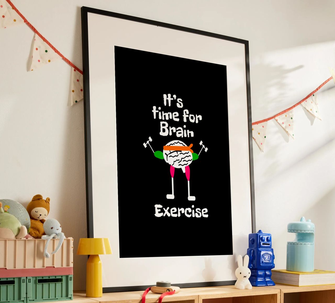 It's time for brain exercise poster da happieeagle