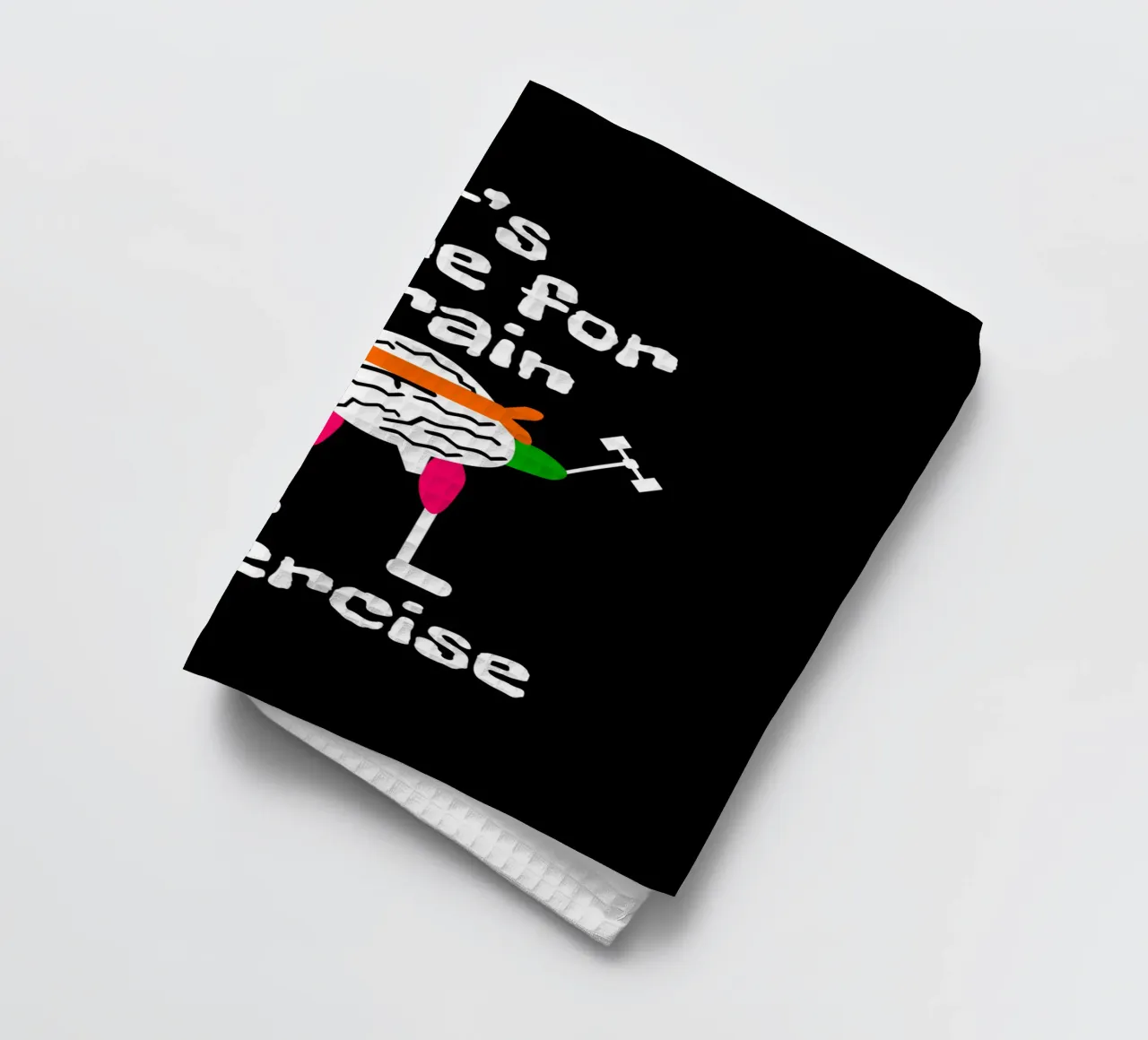It's time for brain exercise Geschirrtuch von happieeagle