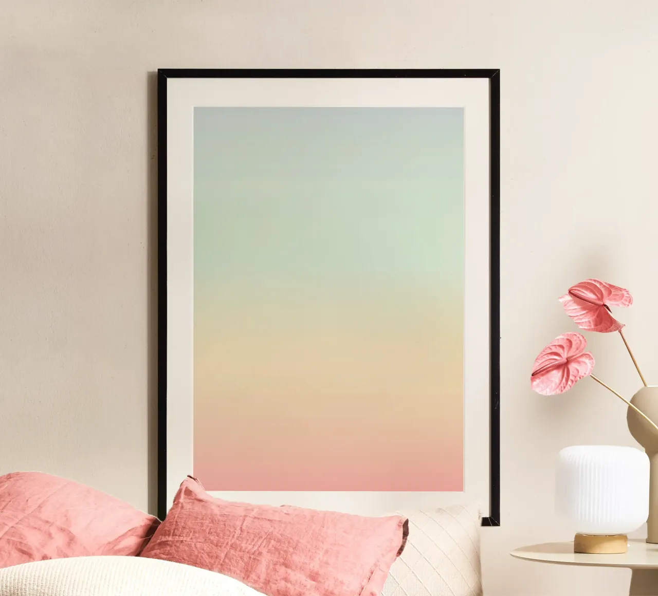 Abendhimmel Gradient Art Hahnemühle von Paigaam Studio
