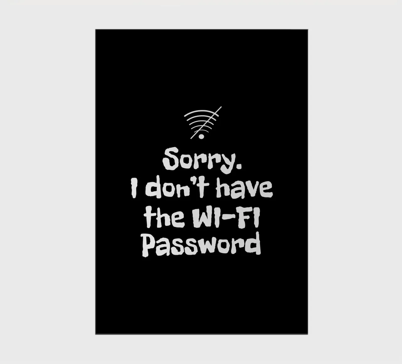 Sorry. I don't have the Wi-Fi password diario da happieeagle