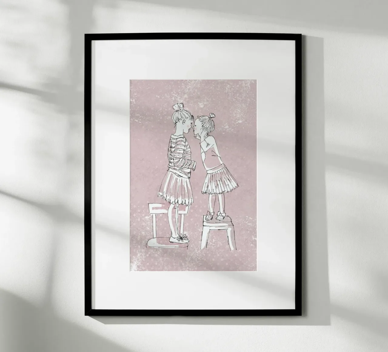 Sisters poster with aluminum frame by KRUTH DESIGN