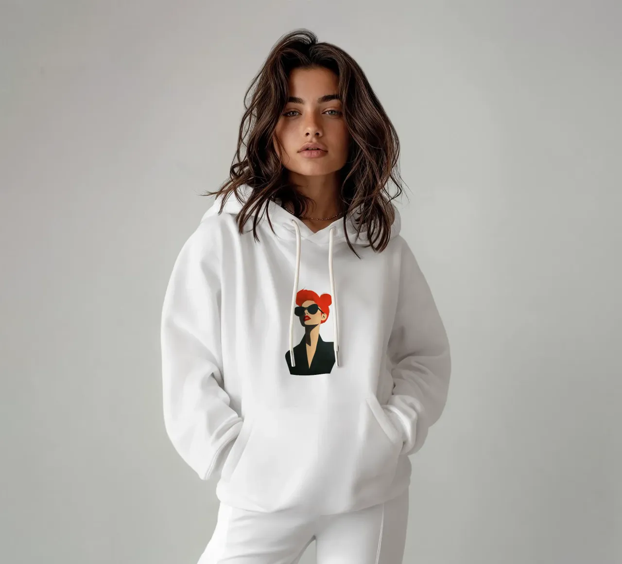 Shade felpa con cappuccio da Art Unleashed