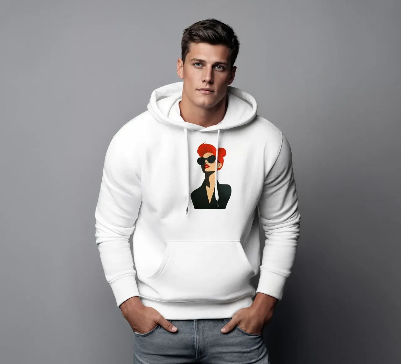 Shade felpa con cappuccio da Art Unleashed