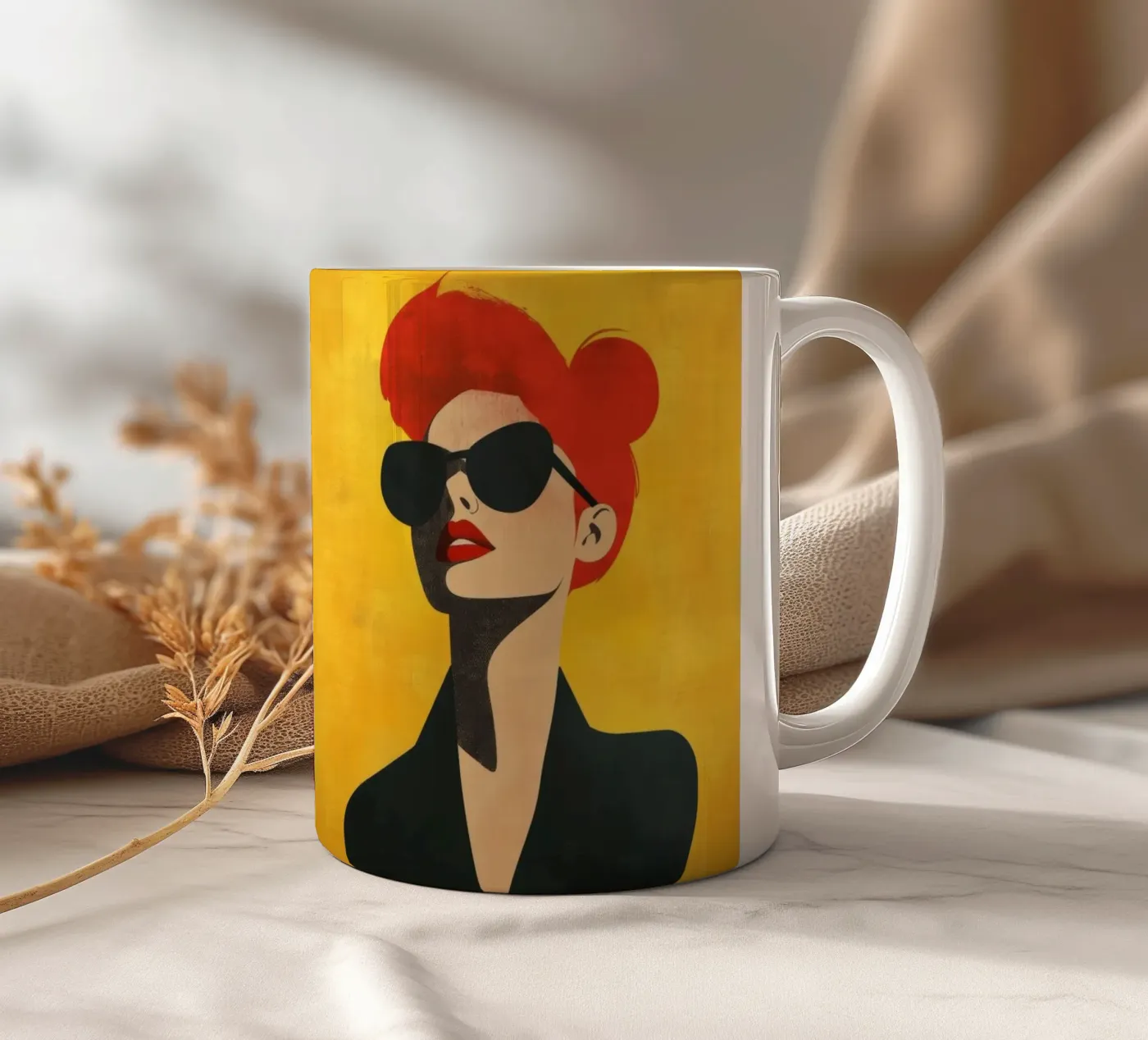 Shade ceramic mug by Art Unleashed