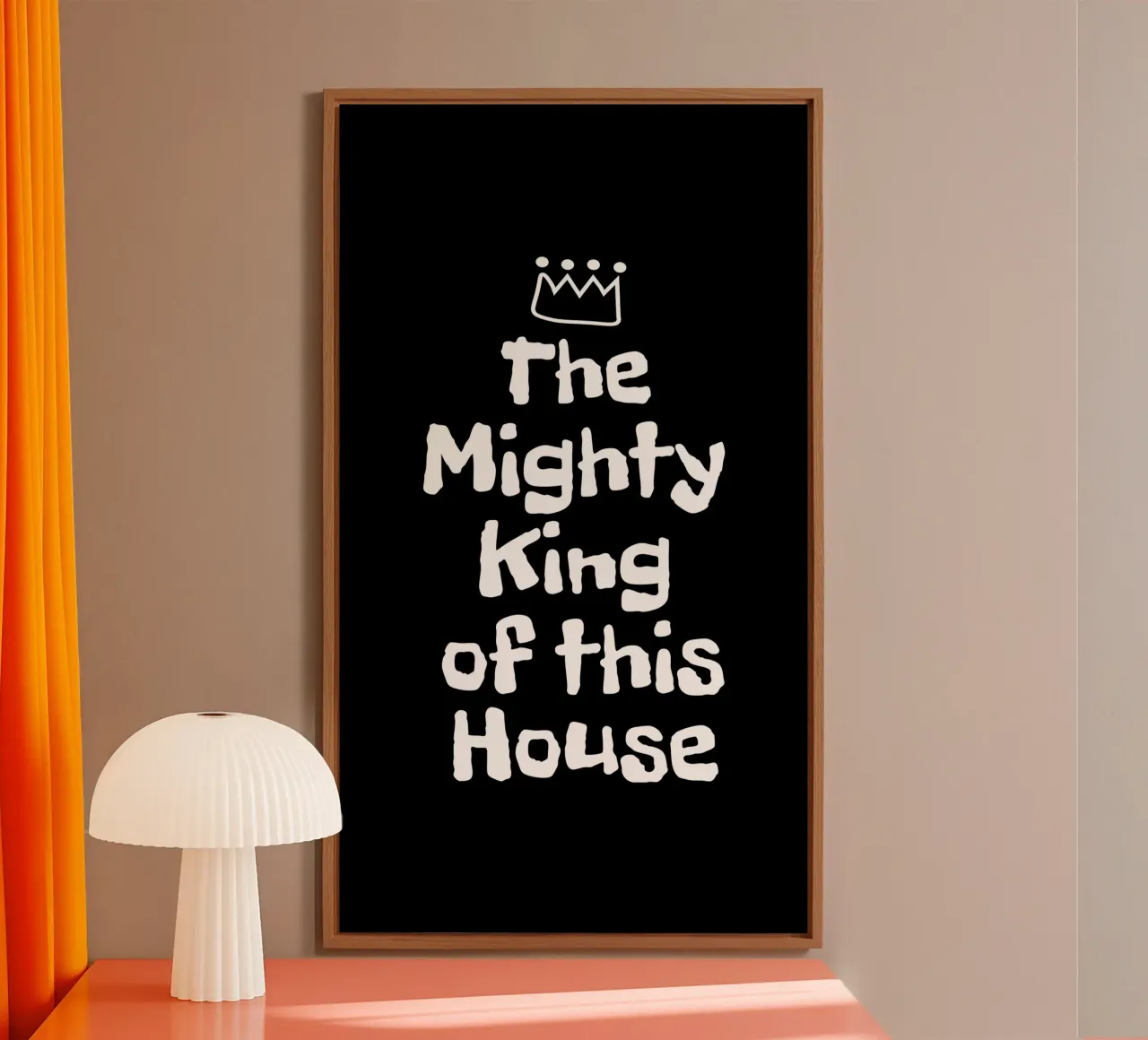 The mighty king of this house alluminio dibond da happieeagle