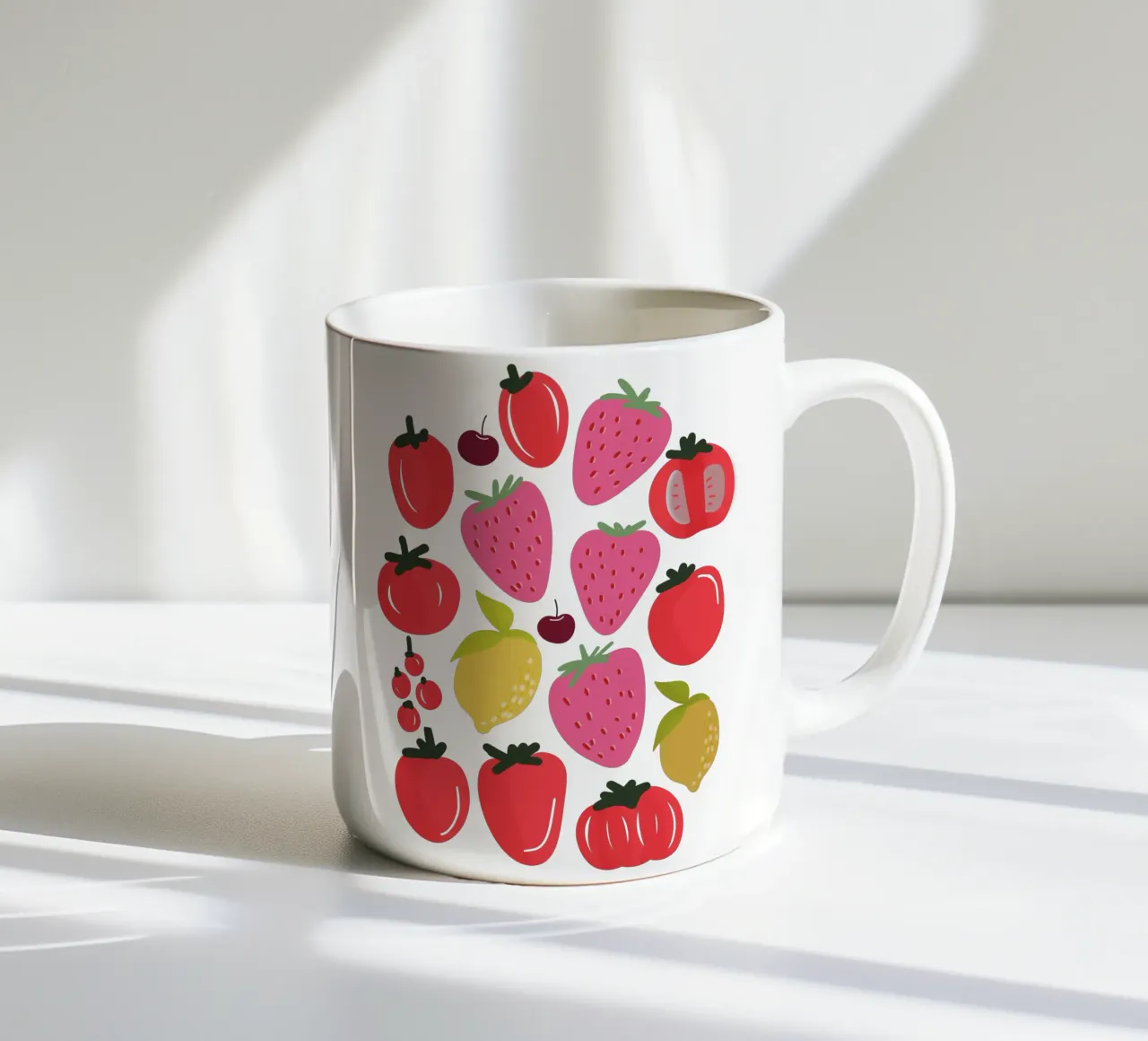Fruits Mix tazza in ceramica da anisillustration