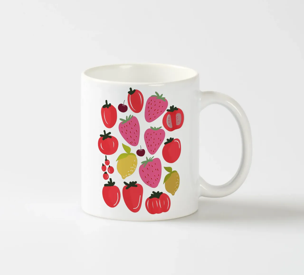 Fruits Mix tazza in ceramica da anisillustration