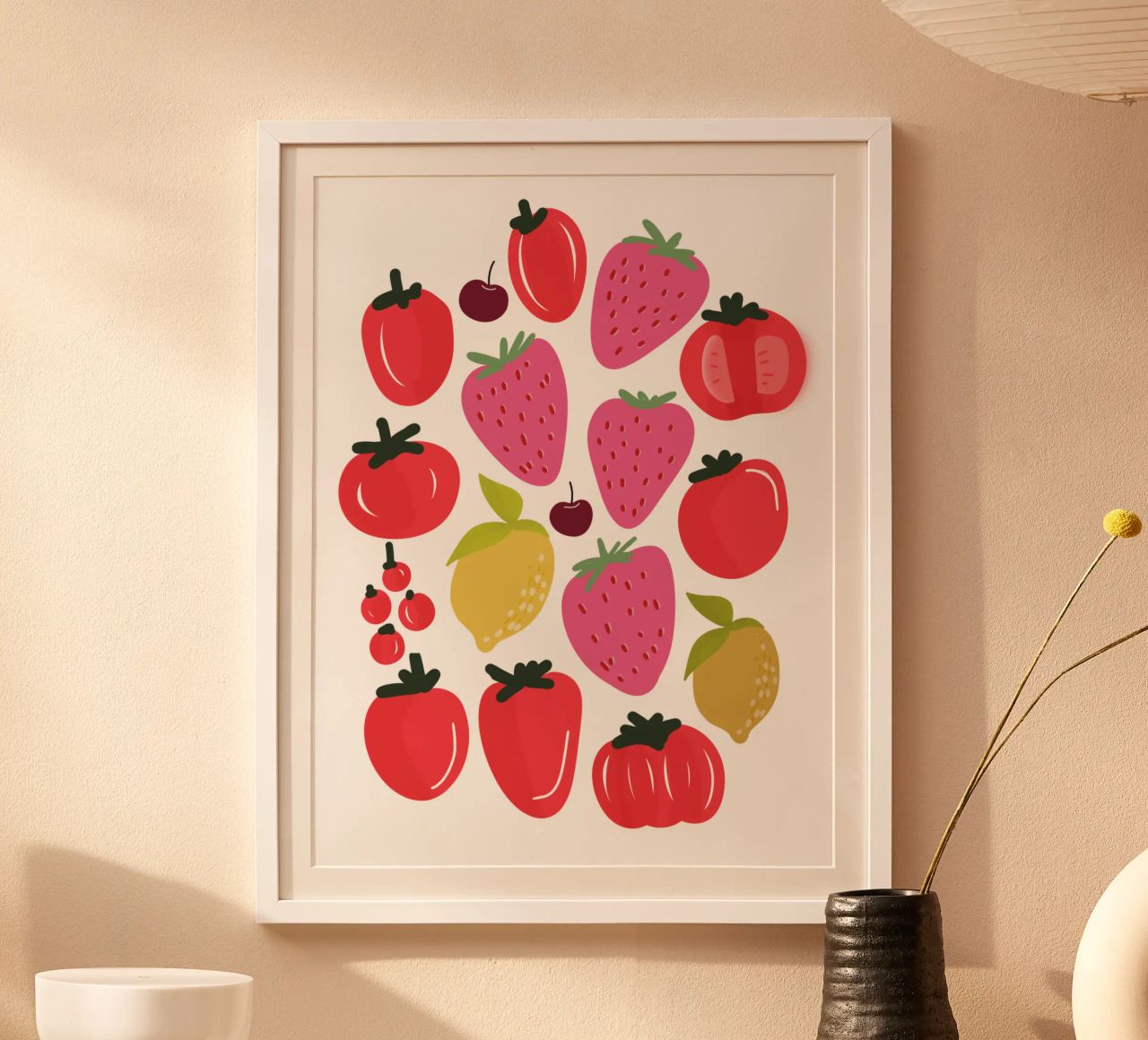 Fruits Mix poster by anisillustration