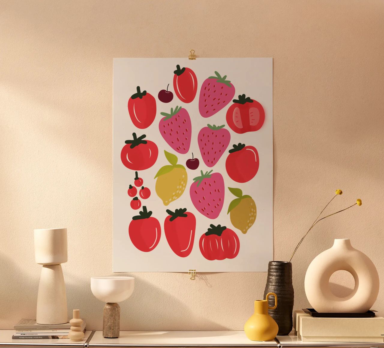Fruits Mix poster by anisillustration