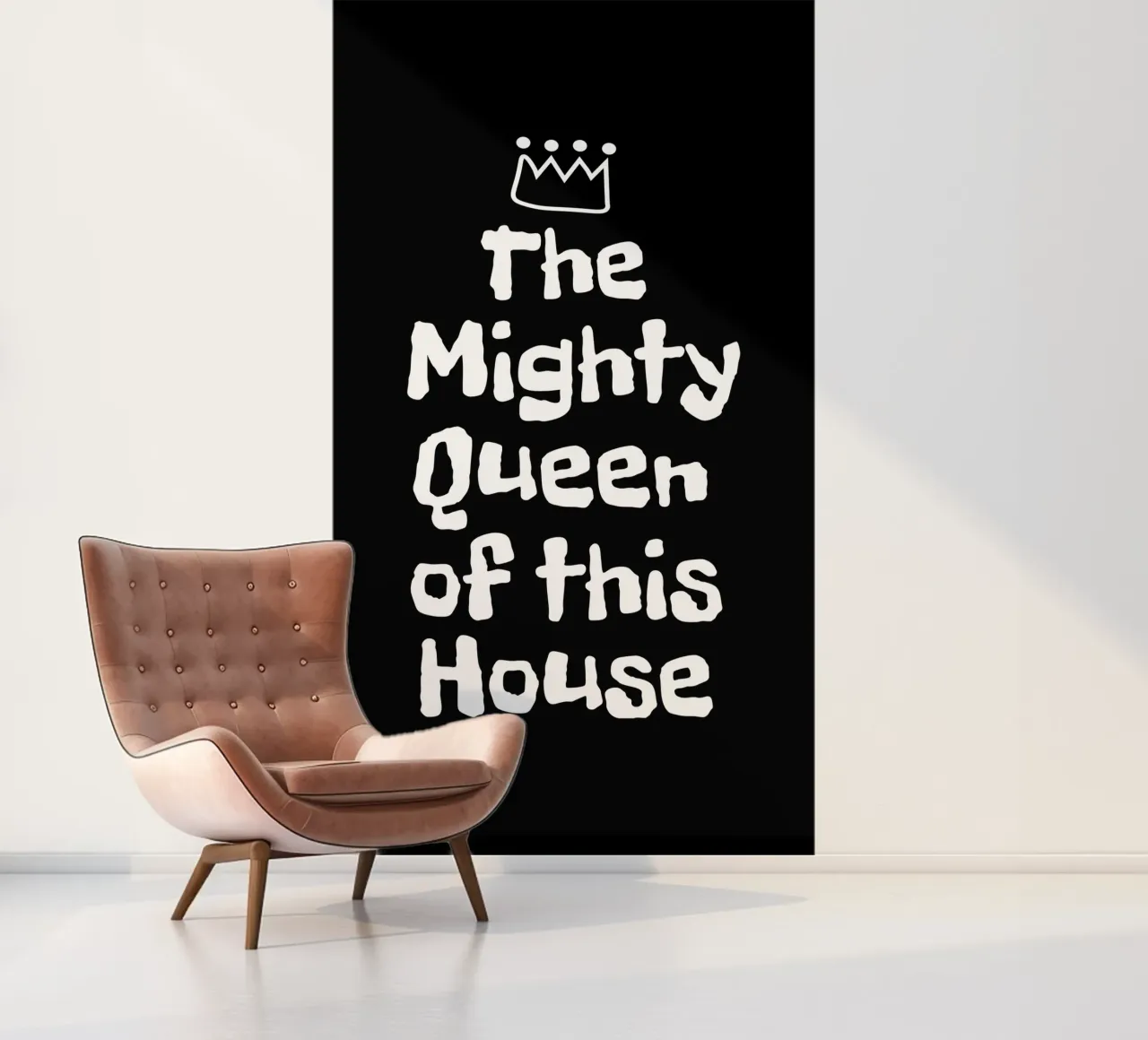 The mighty queen of this house fotobehang van happieeagle