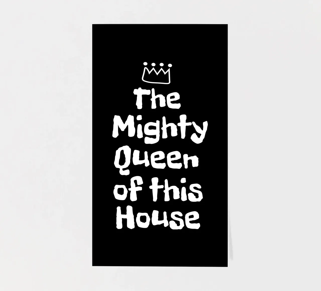 The mighty queen of this house foglio adesivo da happieeagle
