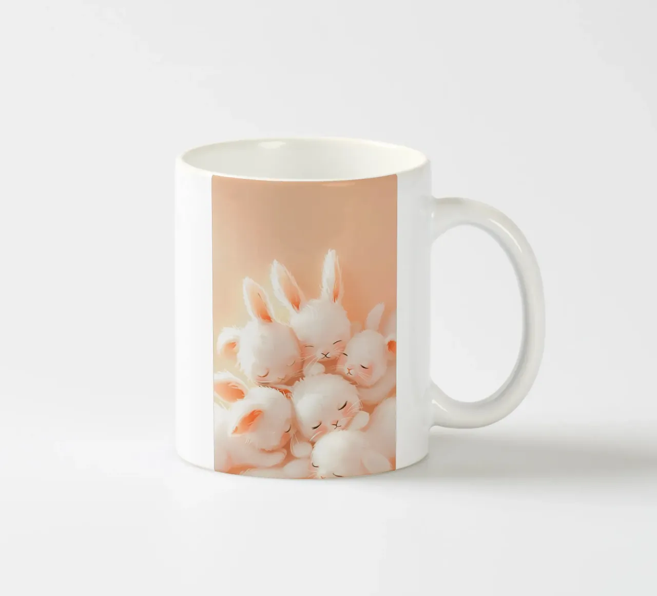 Coniglietto coccoloso tazza in ceramica da Carinaprint