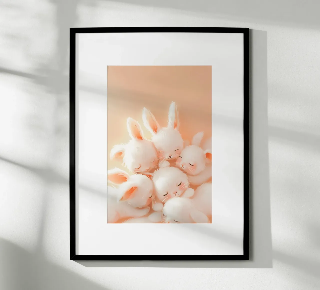 Cuddly bunny hahnemühle by Carinaprint
