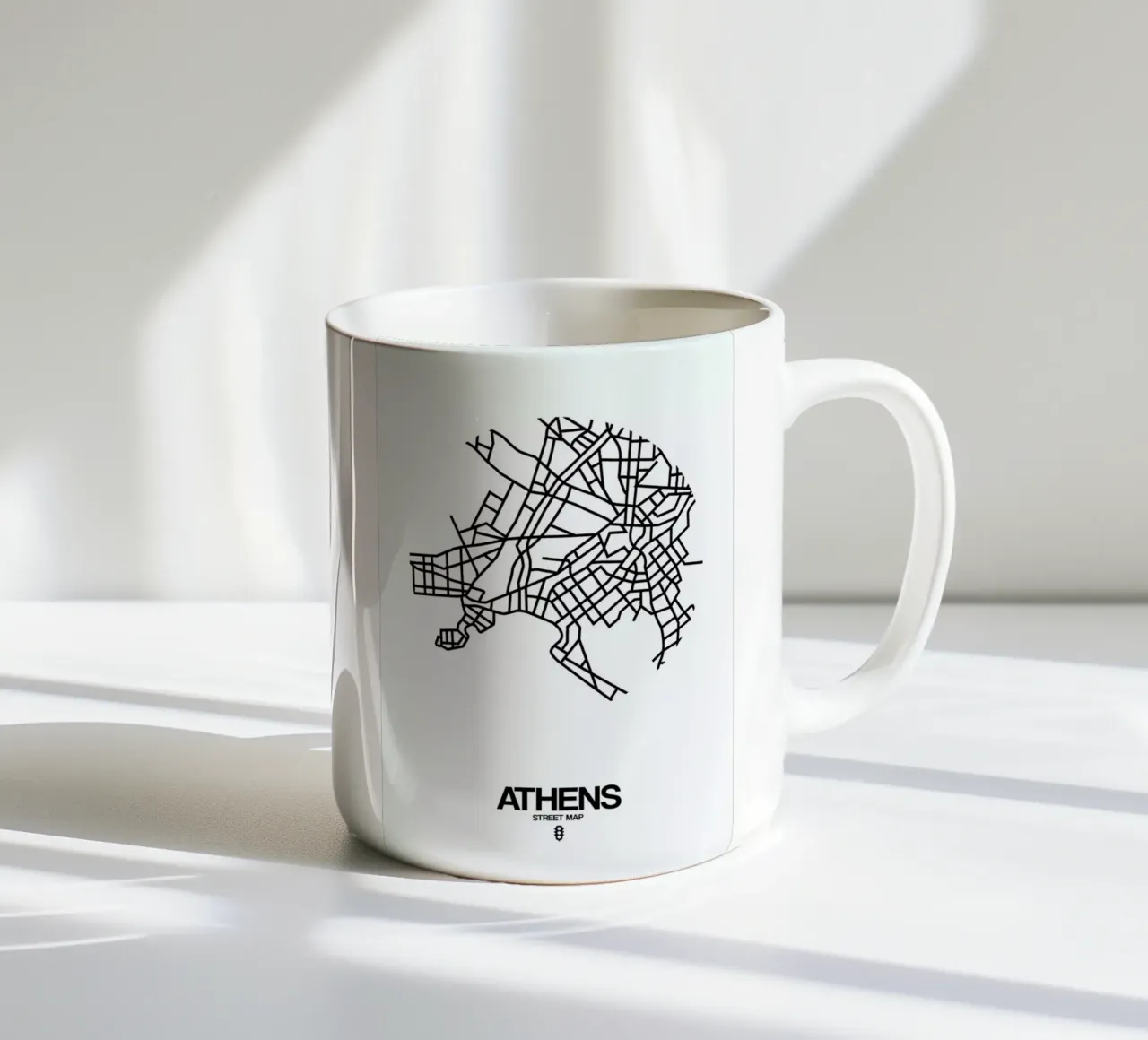 Athens tazza in ceramica da Naxart