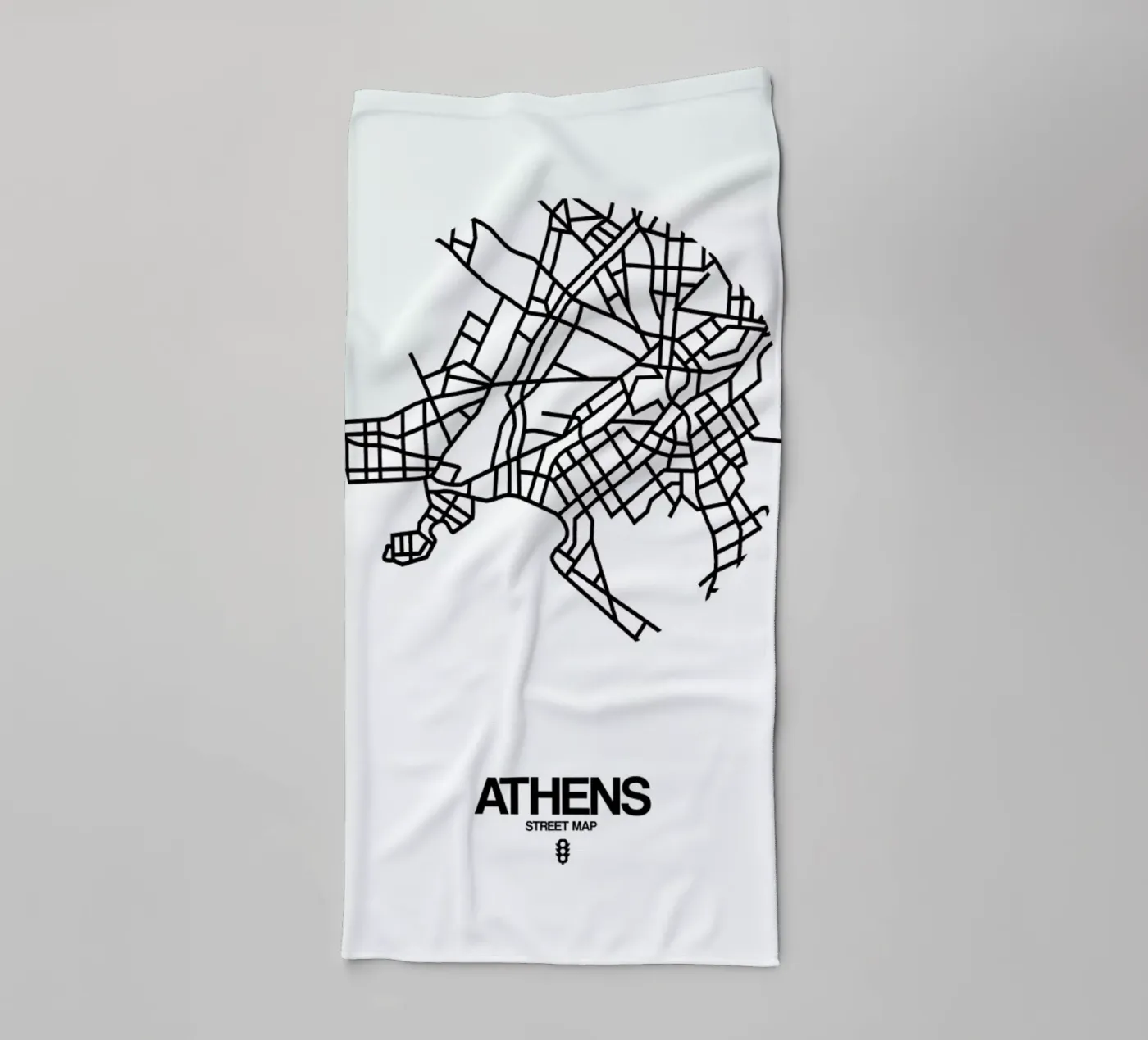 Athens badhanddoek van Naxart
