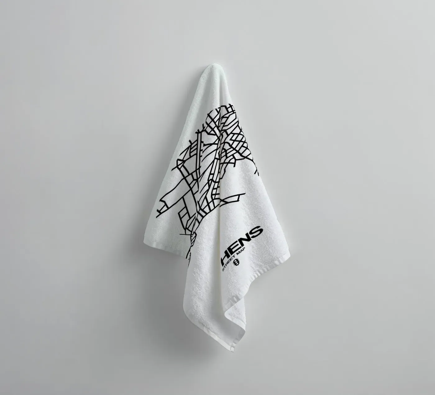 Athens badhanddoek van Naxart