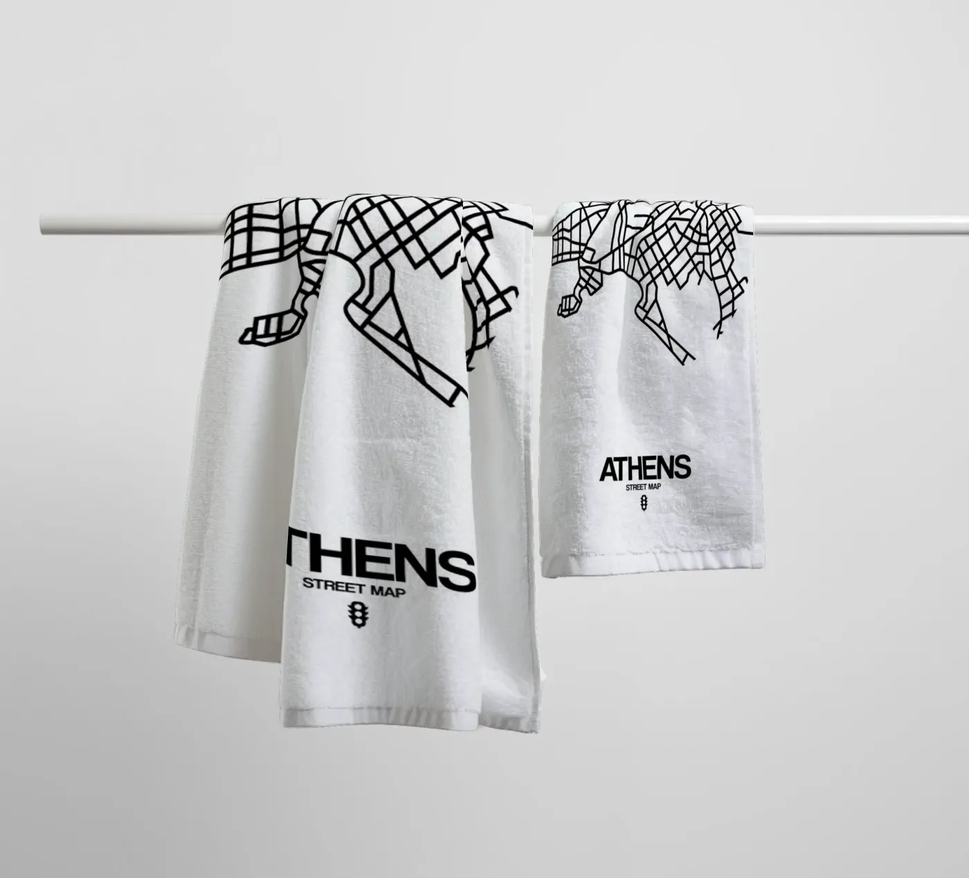 Athens badhanddoek van Naxart