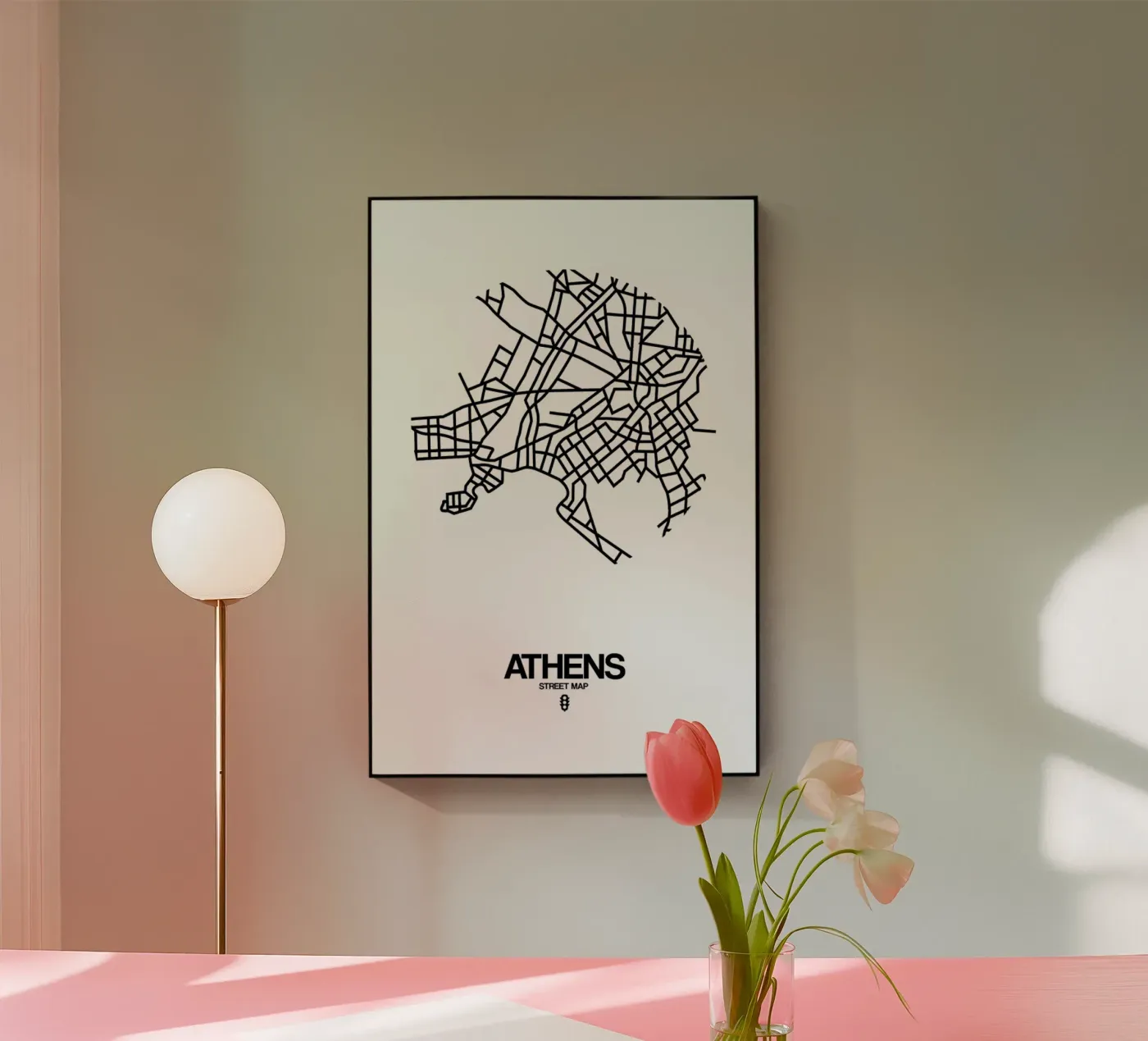 Athens plexiglas de Naxart