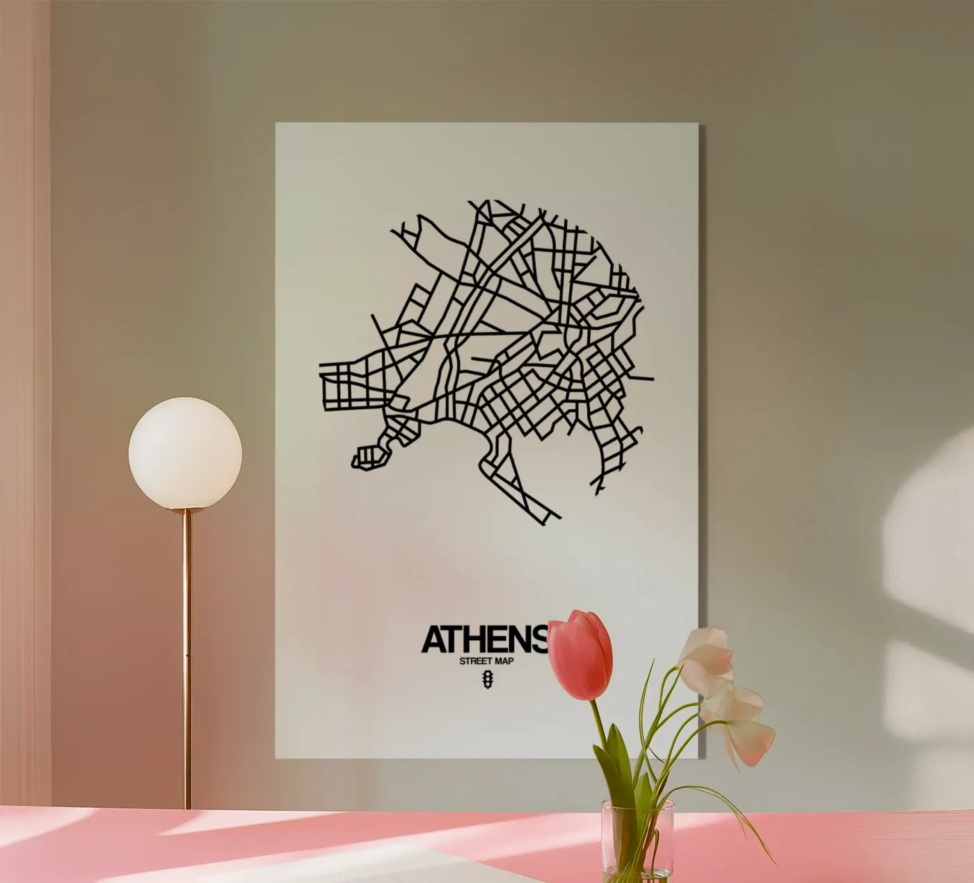 Athens plexiglas de Naxart