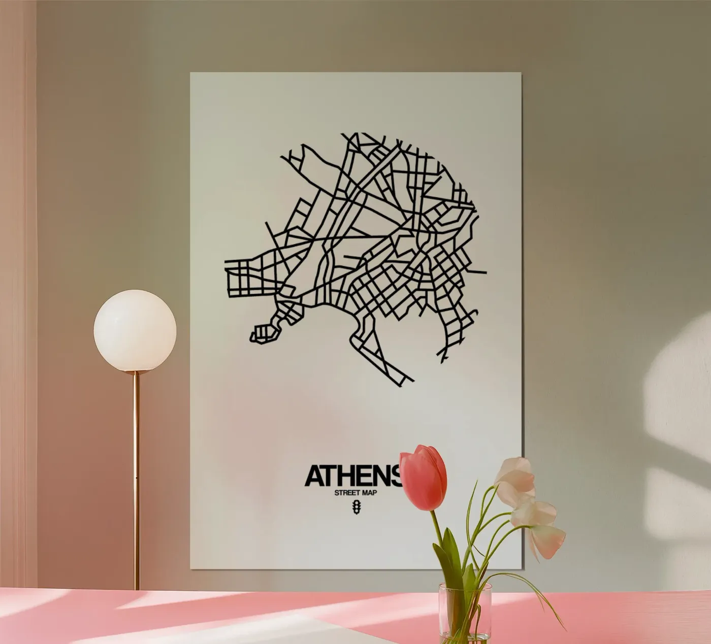 Athens poster de Naxart