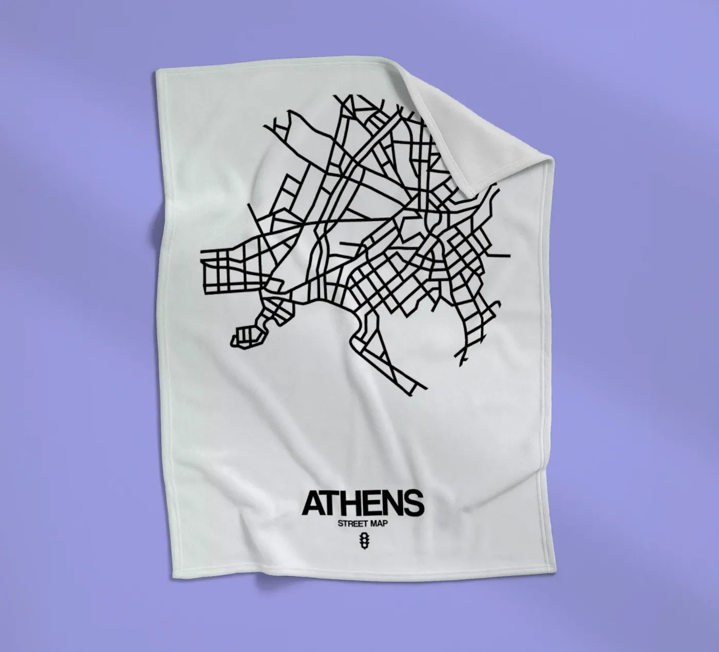 Athens Fleecedecke von Naxart