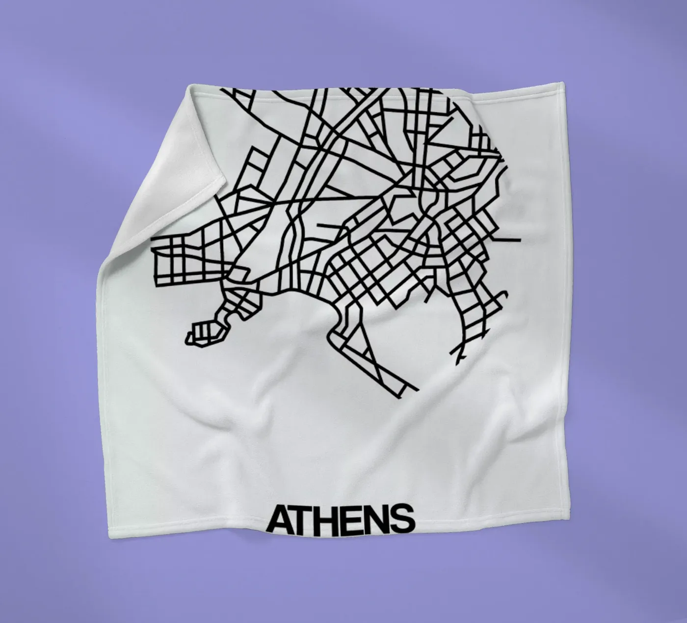Athens Fleecedecke von Naxart