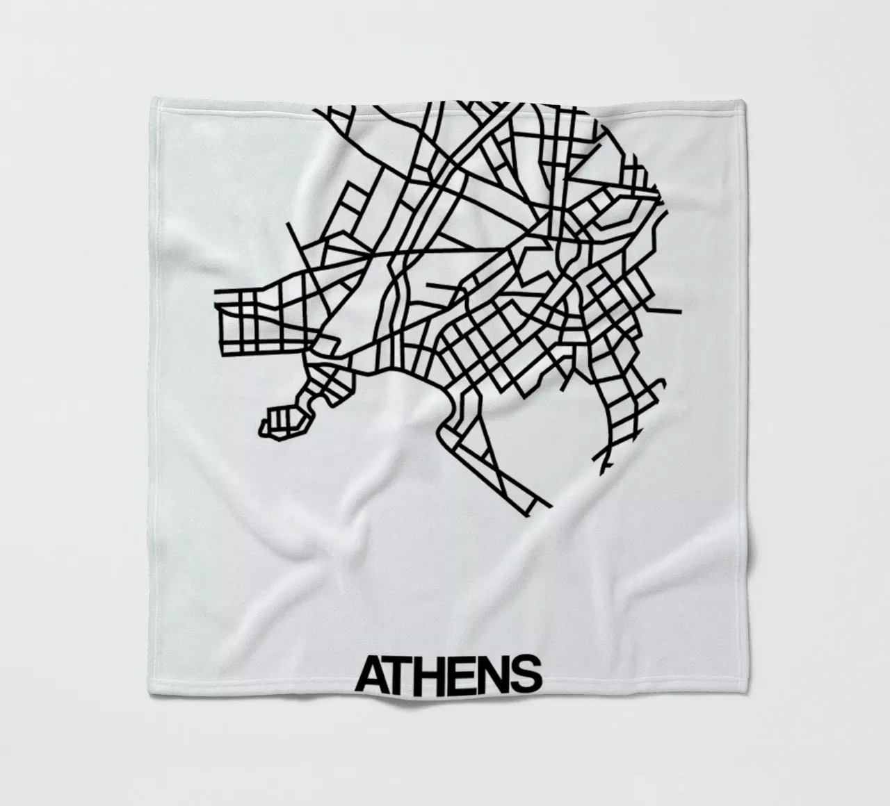 Athens coperta in pile da Naxart