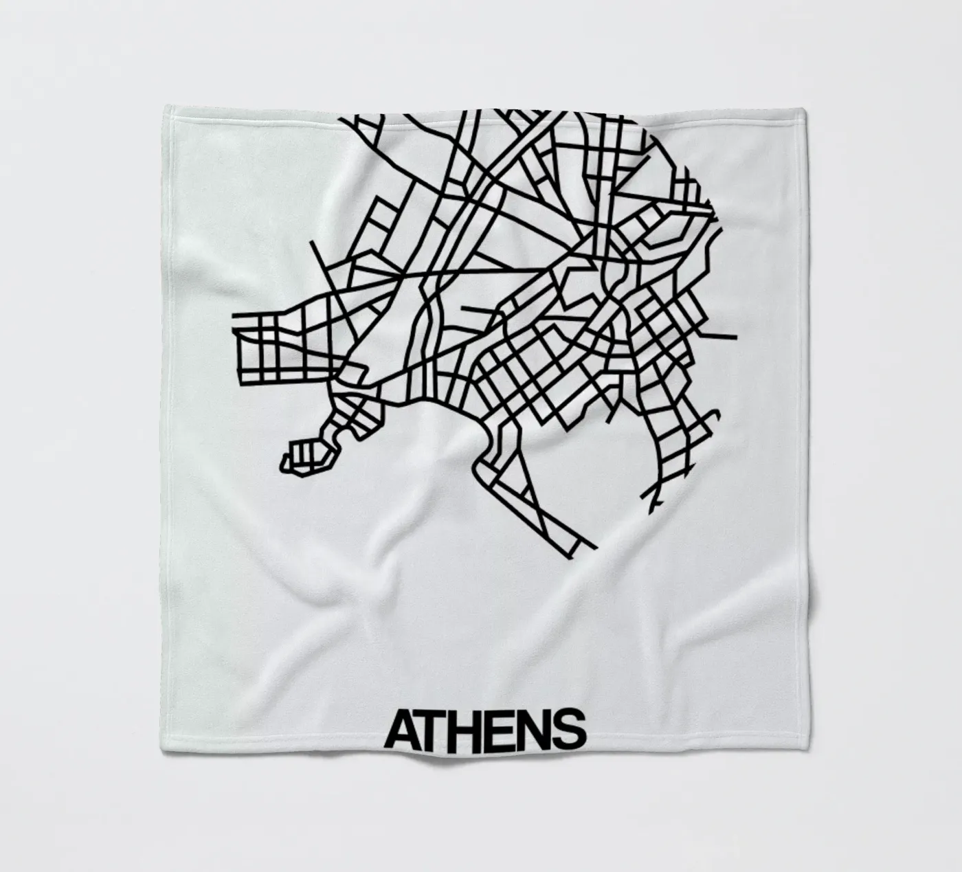 Athens Fleecedecke von Naxart