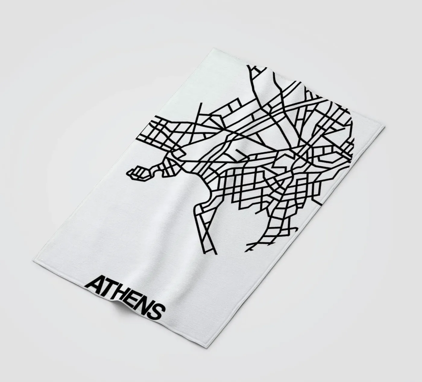 Athens Fleecedecke von Naxart