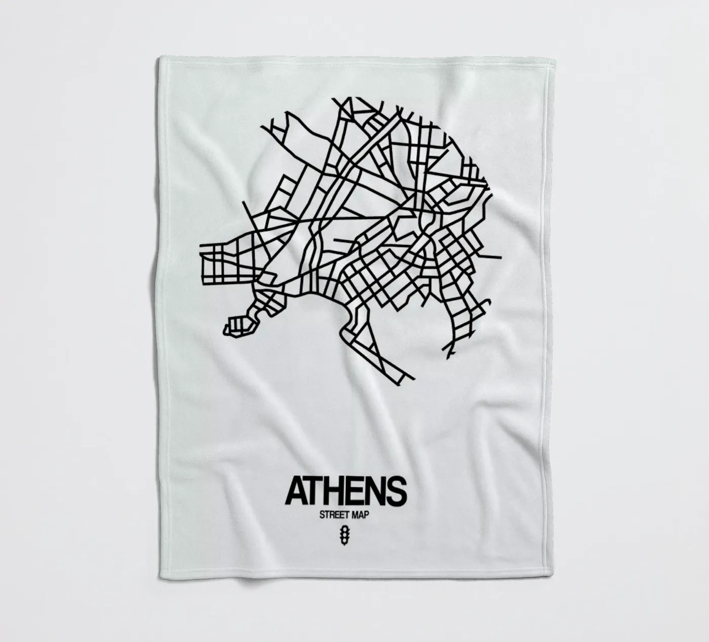 Athens Fleecedecke von Naxart