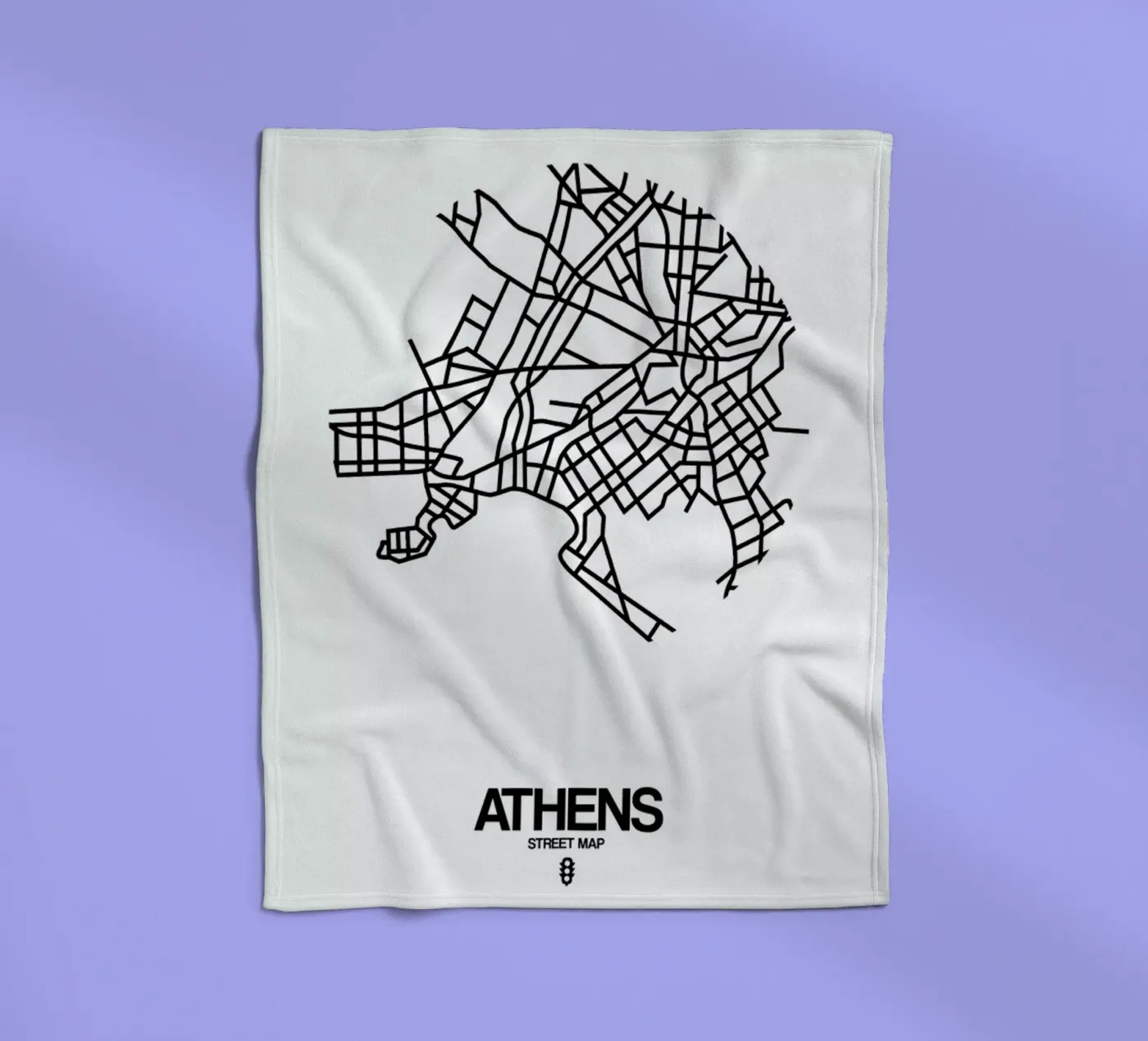 Athens Fleecedecke von Naxart