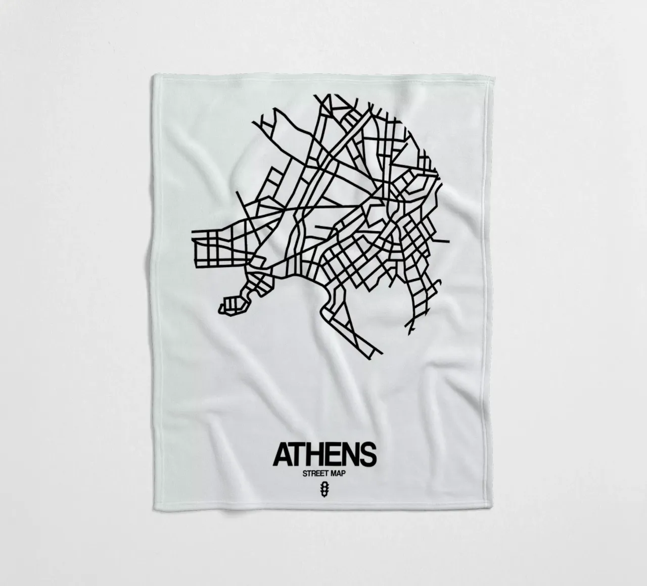 Athens coperta in pile da Naxart